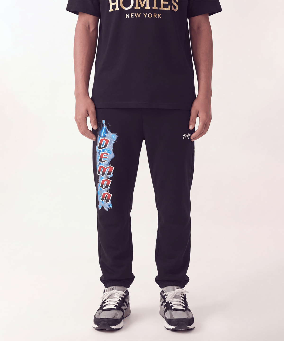 Dodge Demon Lightning Kid's Jogger - Black